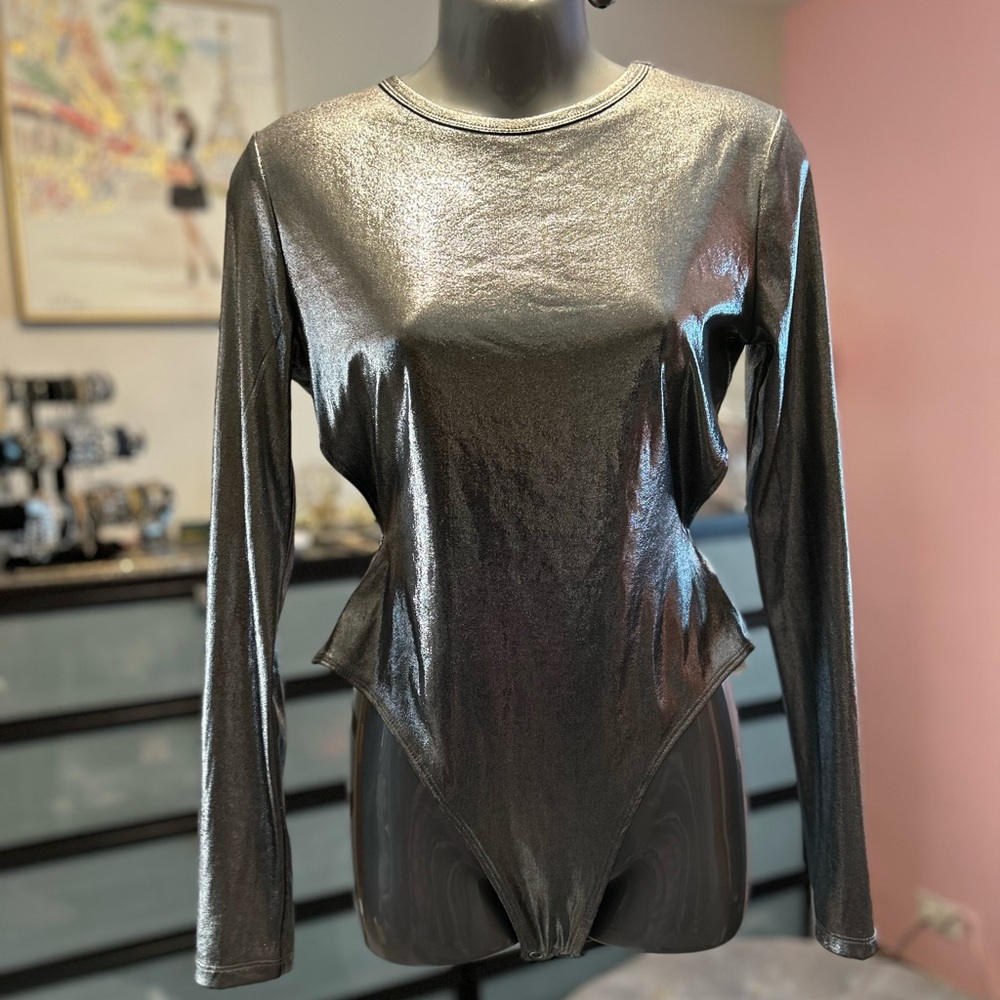 Metallic bodysuit